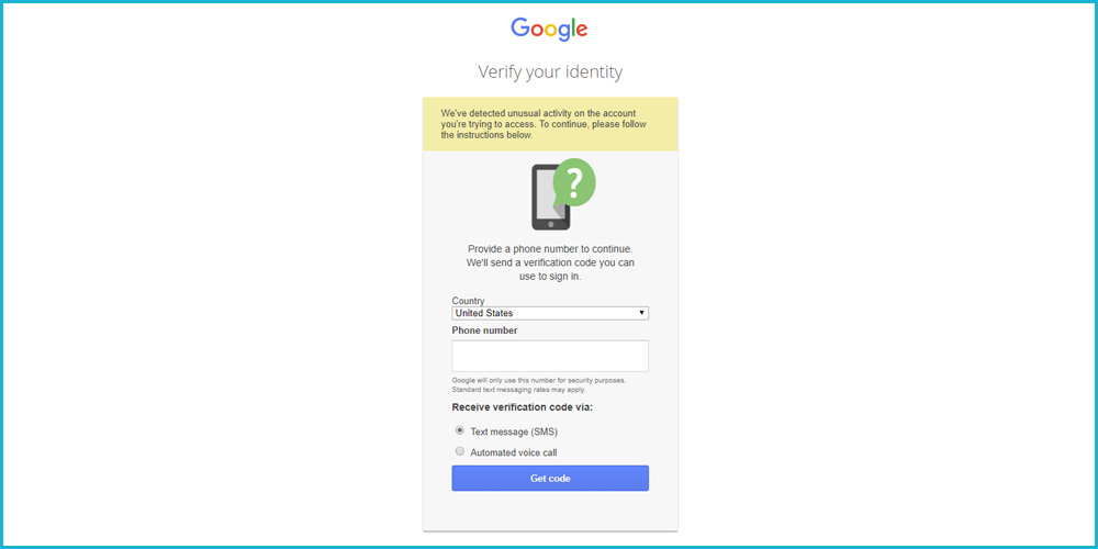 GoogleVoiceの電話認証